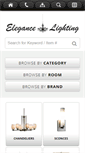 Mobile Screenshot of elegancelighting.com
