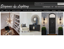 Tablet Screenshot of elegancelighting.com